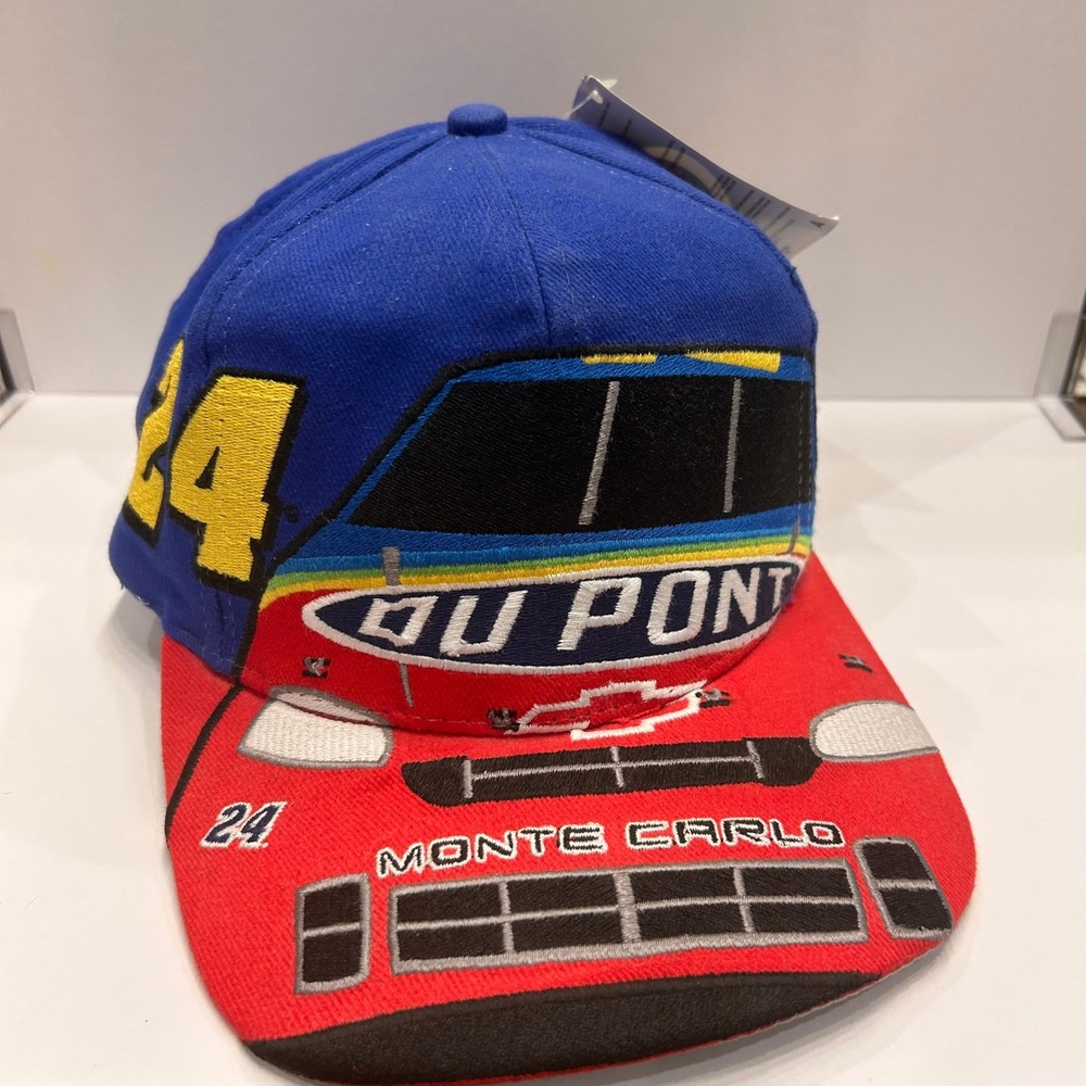 Jeff Gordon #24 DuPont NASCAR Hat Monte Carlo Racing Cap Embroidered‎ NWT